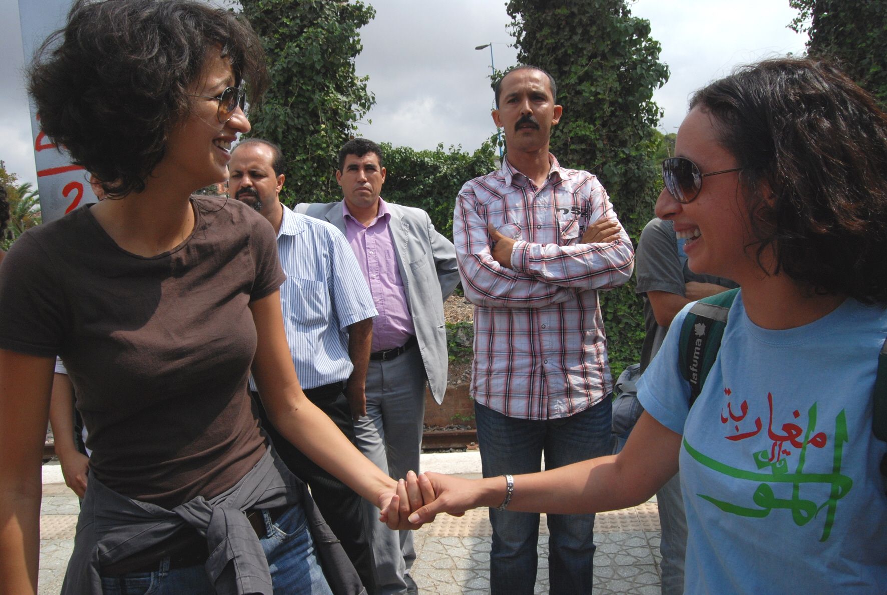 Ibtissam Lachgar, a la derecha, en una imagen de archivo.