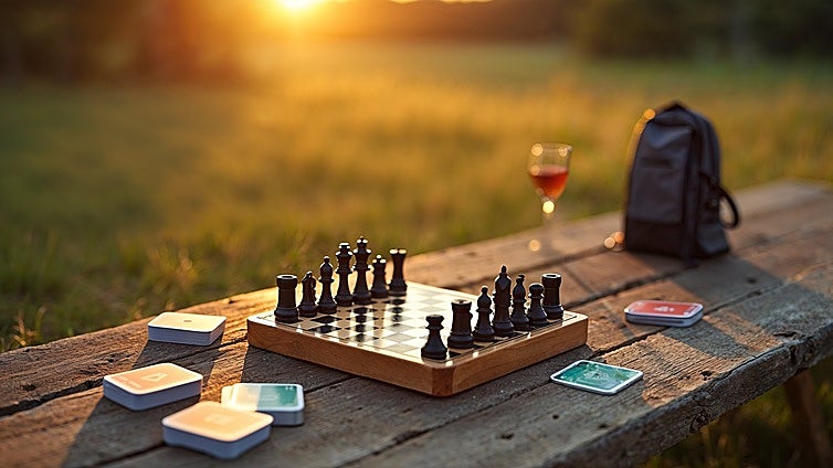 Los mejores juegos de mesa plegables para camping