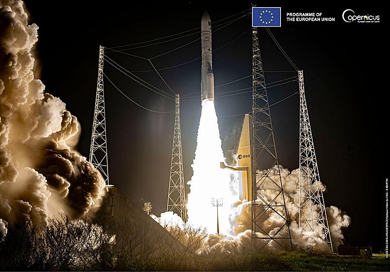 Europa lanza al espacio un satélite meterológico de última generación