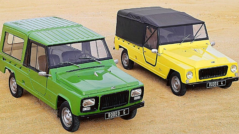 Tanto para los Rodéo 4 como 6 había disponibles versiones de carga como familiares