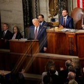 Trump, durante una intervención en el Congreso.