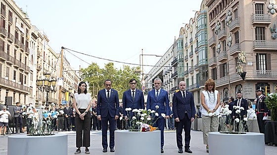 Barcelona recuerda el octavo aniversario de los atentados del 17A