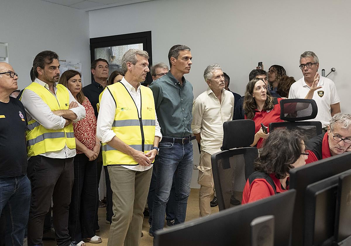 Sánchez visita el Cecopi de Orense este domingo.