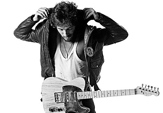Bruce Springsteen, en una de las imágenes que tomó Eric Meola para la portada del álbum.