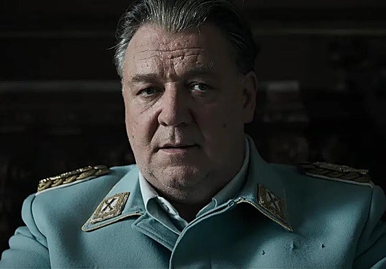 Rusell Crowe como Hermann Göring en 'Nuremberg'.
