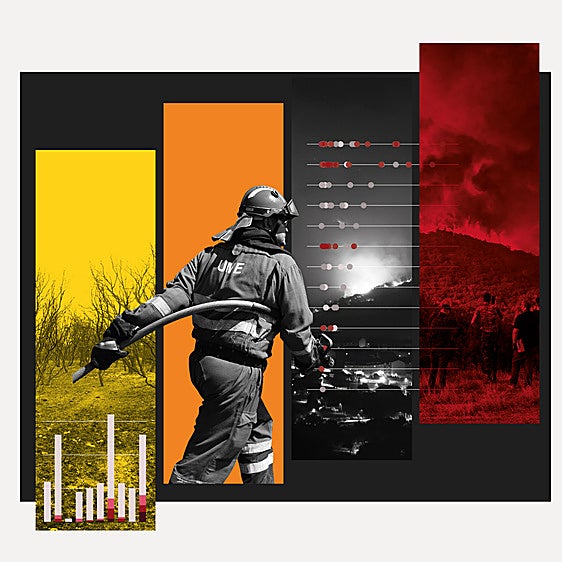 Así son los megaincendios de España y Europa: comparación de los peores fuegos