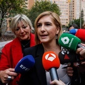La exconsellera Salomé Pradas, a su llegada a la Ciudad de la Justicia