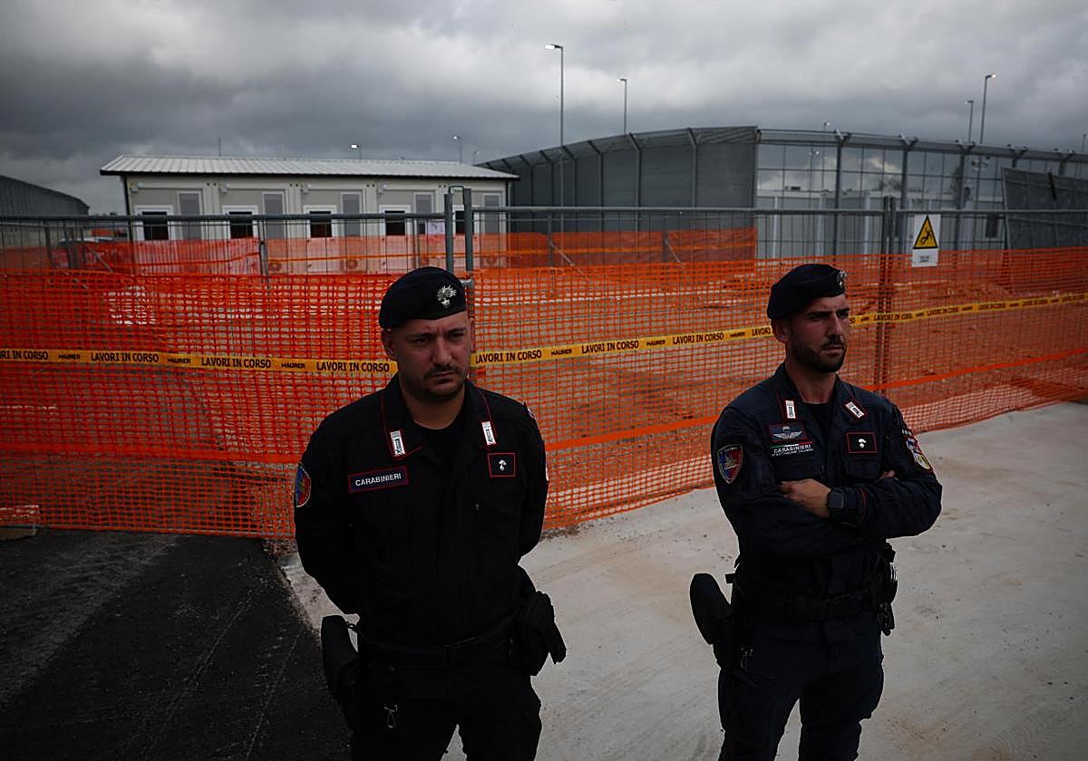 Agentes de Policía italianos.
