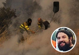 Javier San Vicente era arqueólogo y participó en las labores de extinción de Cipérez.