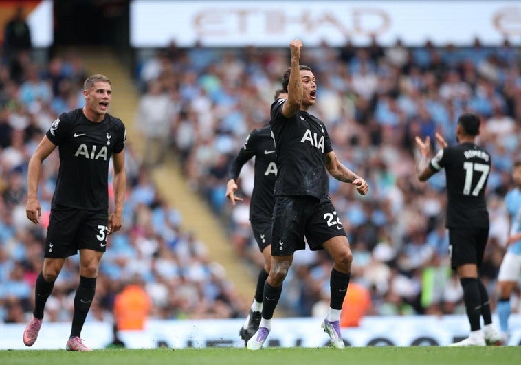 El Tottenham propina el primer golpe al City de Guardiola