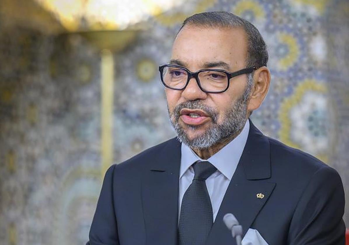 El rey de Marruecos, Mohamed VI.