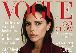 Victoria Beckham en la portada de Vogue Estados Unidos.