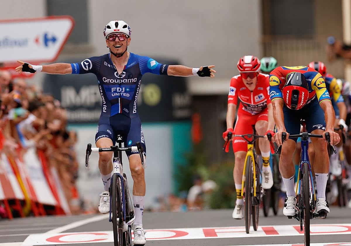 El ciclista francés David Gaudu.