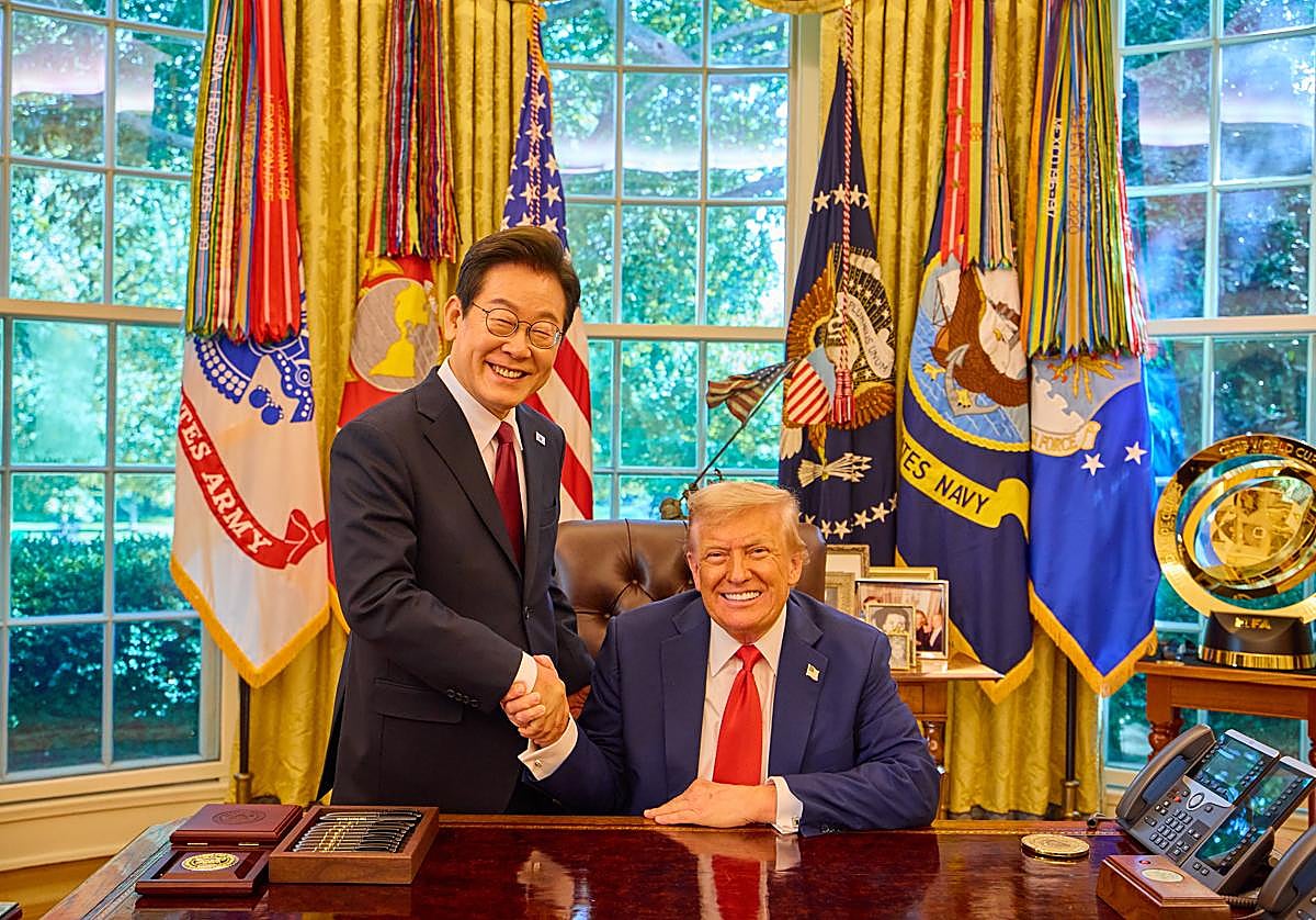 Trump y Lee en la Casa Blanca