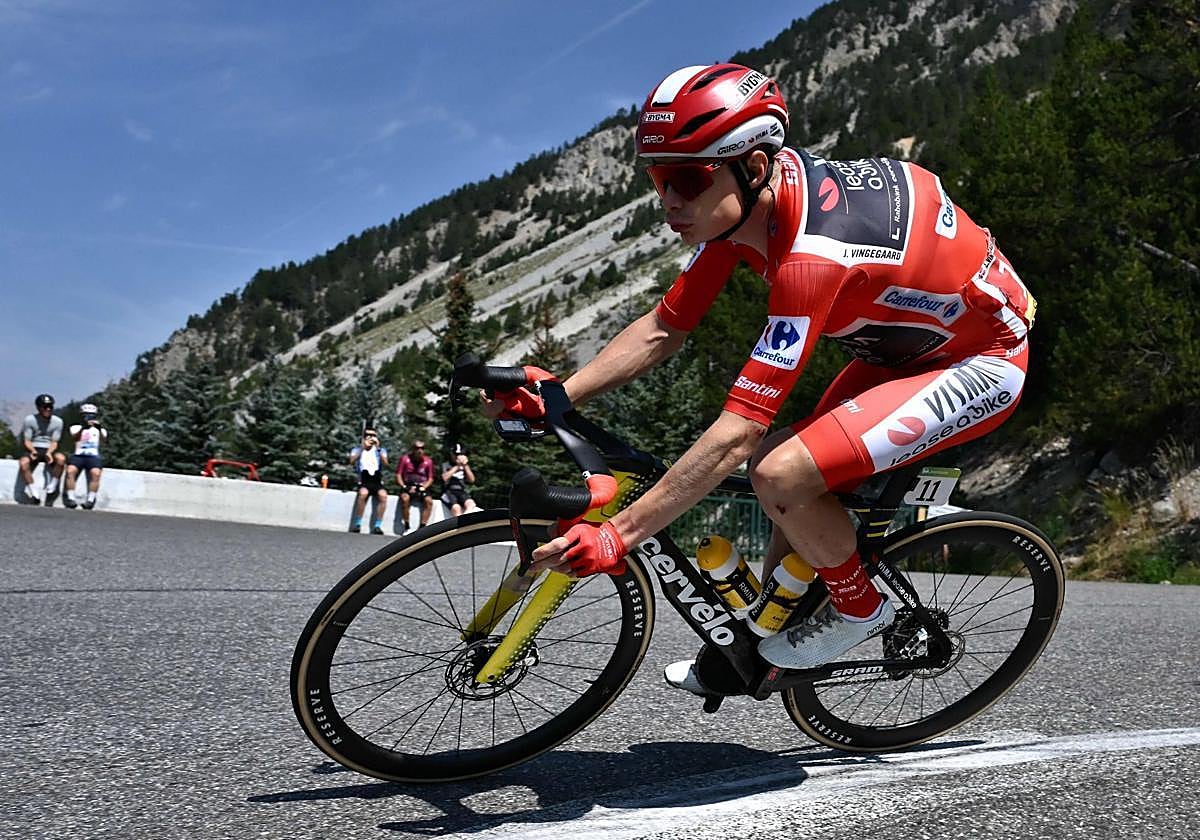 Vingegaard cede el liderato de La Vuelta para adelantar su llegada a España