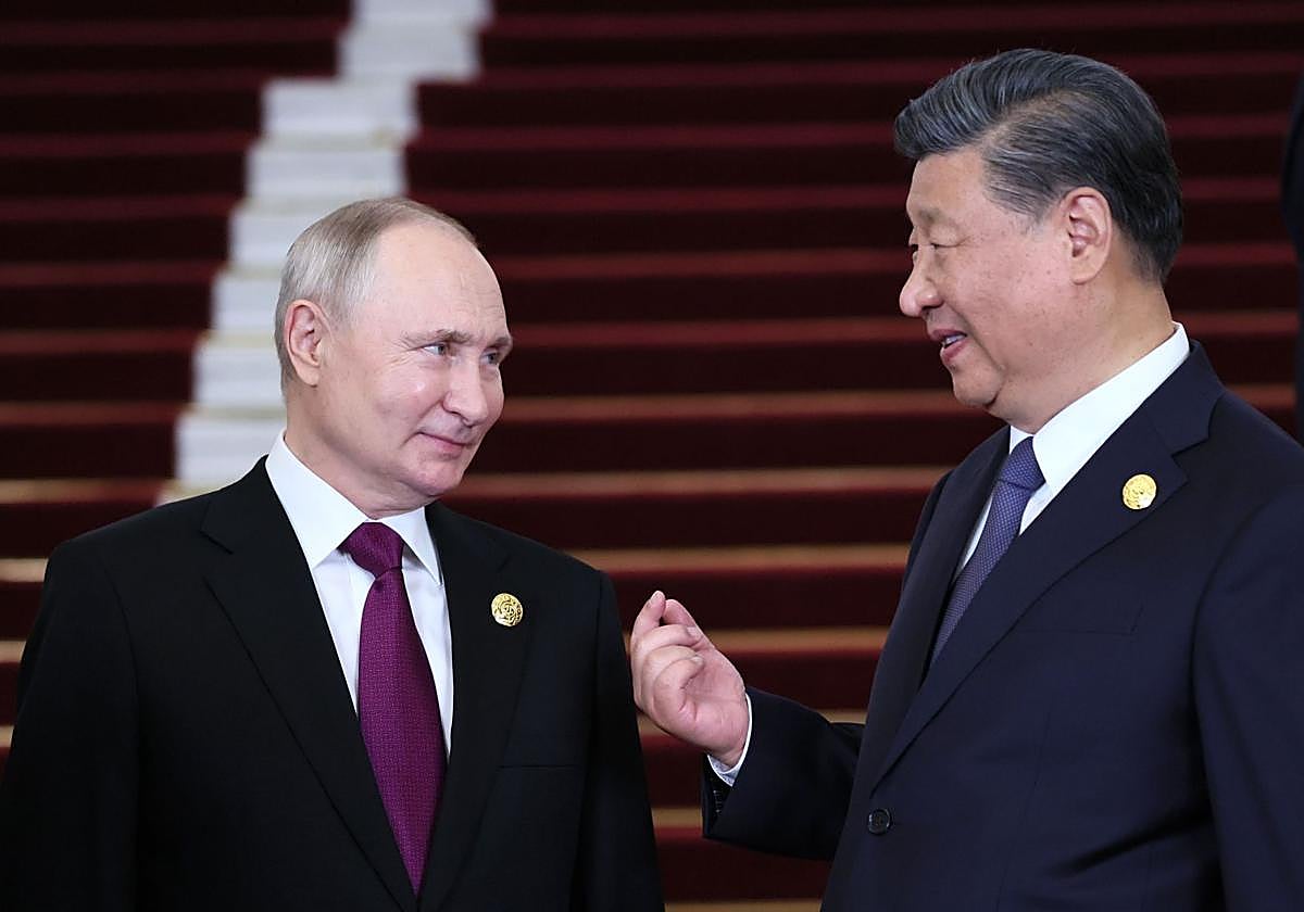 Vladímir Putin y Xi Jinping, en un encuentro en 2023 en Pekín.