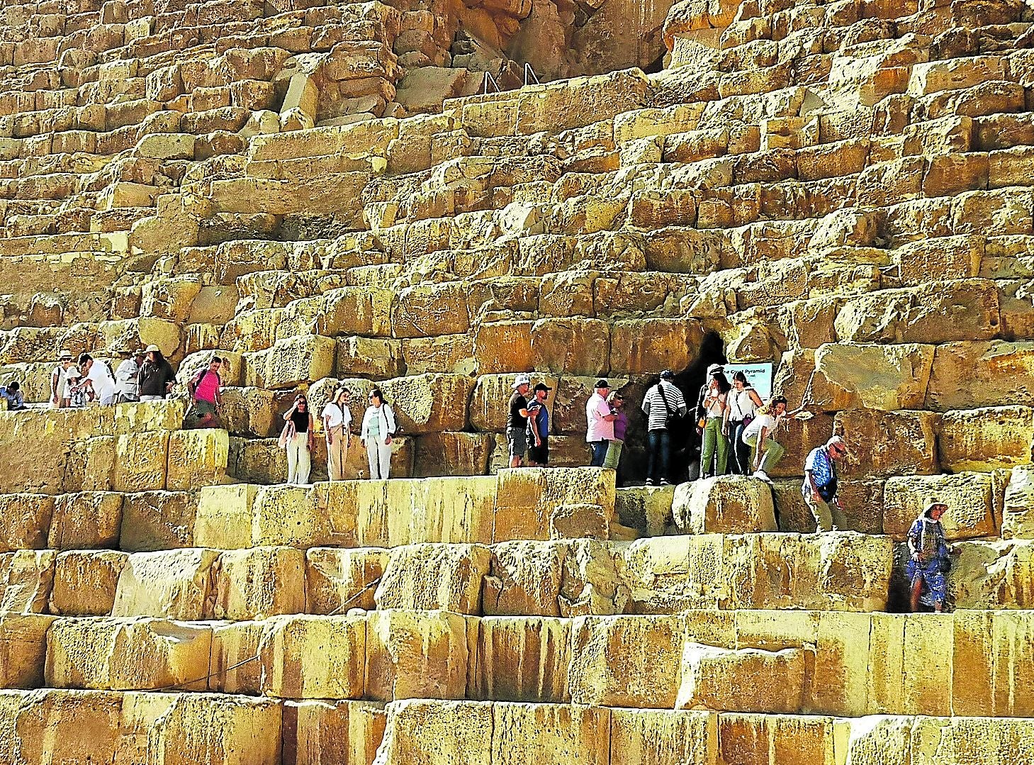 Las estrellas. Las pirámides se han convertido en un gran reclamo para los influencers.