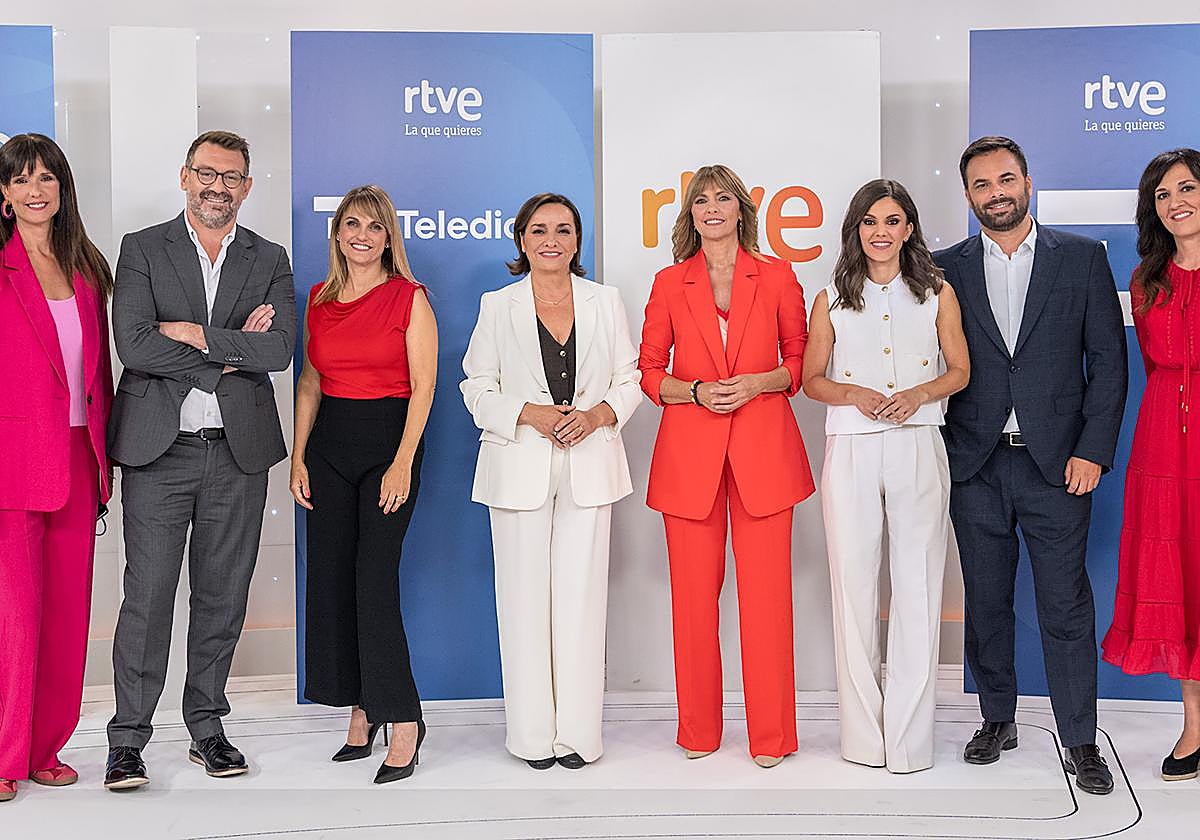 Los rostros de la nueva temporada de los 'Telediarios' de TVE