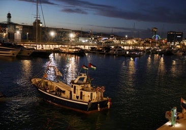 El mal tiempo obliga de nuevo a regresar a Barcelona a la flotilla con ayuda para Gaza