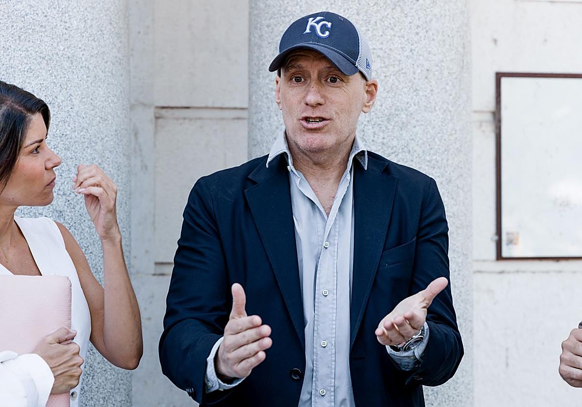 Borja Sémper, el lunes, tras la reunión del Comité de Dirección del PP.