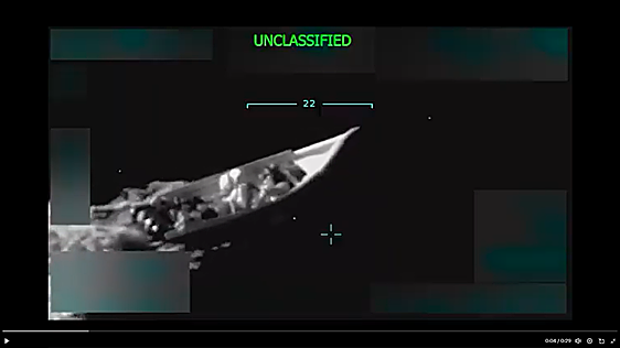 Imagen del ataque distribuida por Estados Unidos.