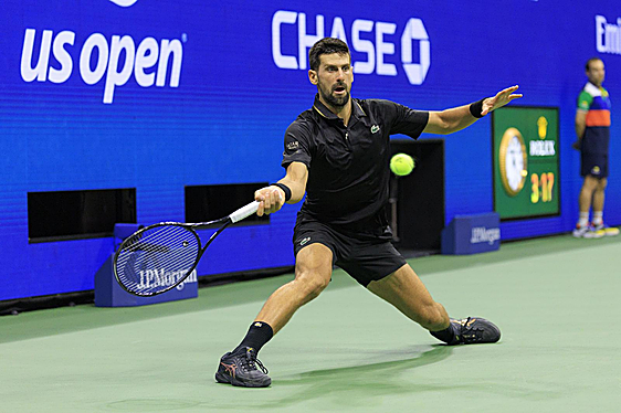 Novak Djokovic en el US Open