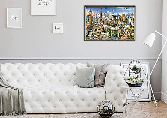 Si te gustan los puzzles, anímate con este de 2.000 piezas de símbolos de Europa