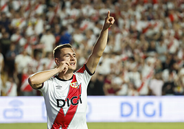 Jorge de Frutos, jugador del Rayo y la selección