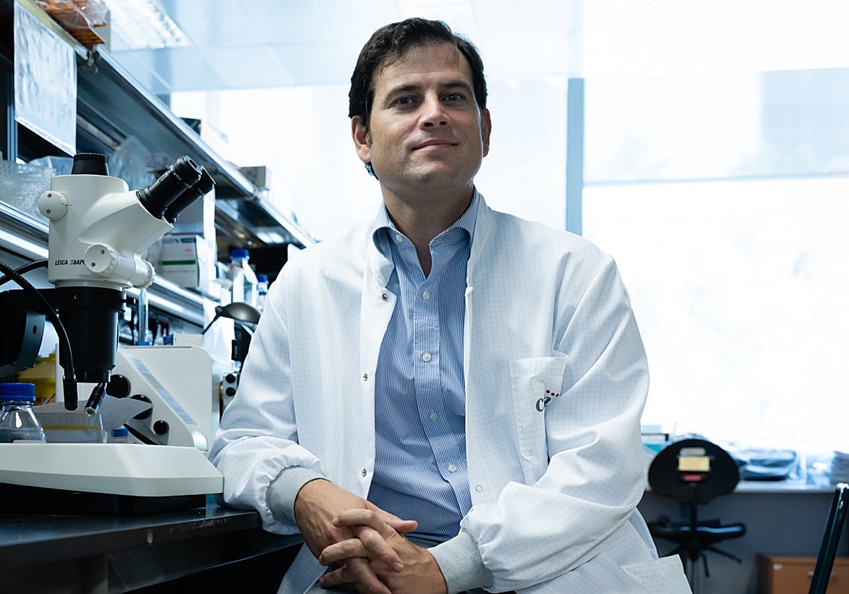 El cardiólogo Borja Ibáñez, en el Centro Nacional de Investigaciones Cardiovasculares.