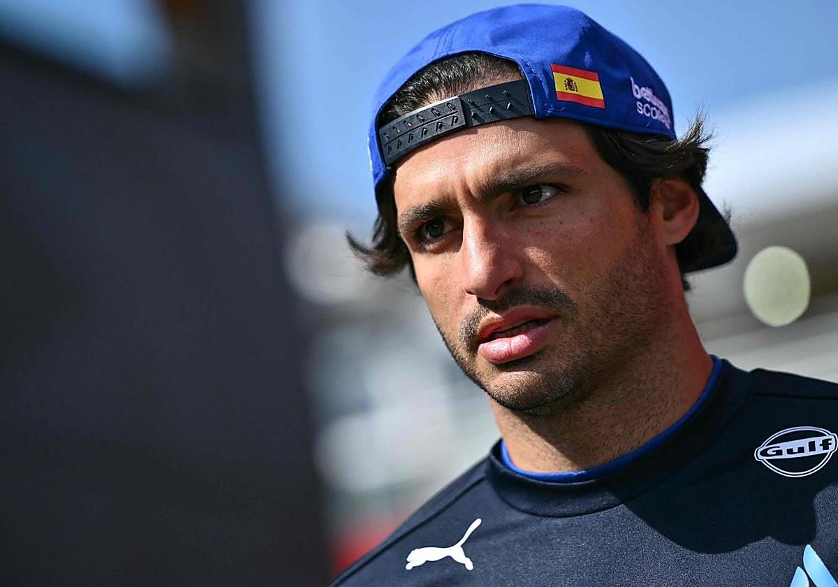 Carlos Sainz, como extraño en Monza pilotando un Williams tras salir de Ferrari.