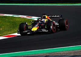 Max Verstappen, durante la clasificación en el Gran Premio de Italia.