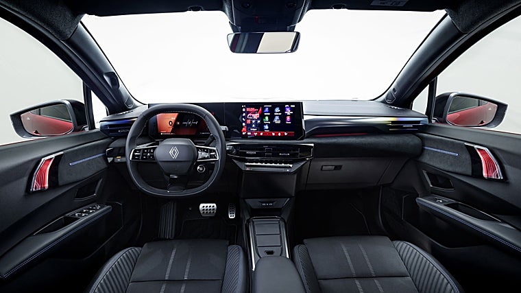 El interior del Clio es moderno y deportivo.