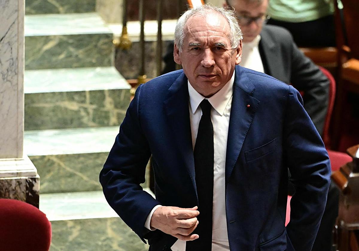 El hasta ahora primer ministro francés, François Bayrou.