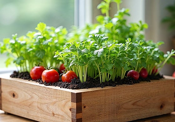 Cultivar verduras ecológicas en casa es posible con este mini huerto urbano