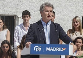 El líder del PP, Alberto Núñez Feijóo.