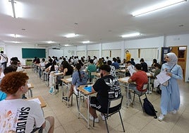 Un instituto en Mérida.