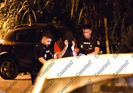 Imagen de la detención del presunto autor del apuñalamiento mortal en Siete Puertas.