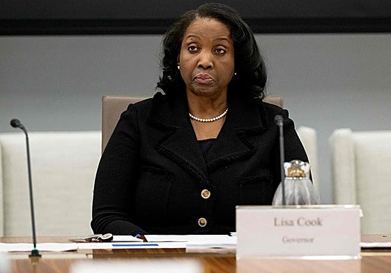 La gobernadora de la Reserva Federakl estaodunidense, Lisa Cook, en una imagen de archivo.