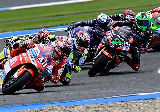 Una carrera del mundial de MotoE