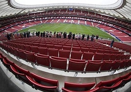 Vista general del estadio Metropolitano.