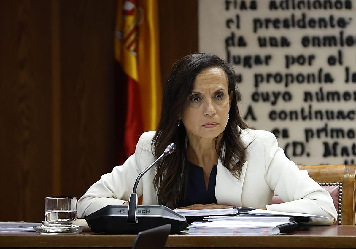 La presidenta de Redeia, Beatriz Corredor, comparece en la comisión de investigación del apagón en el Senado.