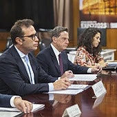 El ministro Carlos Cuerpo en una de sus reuniones en Japón.