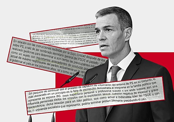 La «nota confidencial» sobre Sánchez: de los negocios del suegro a las vigilancias físicas