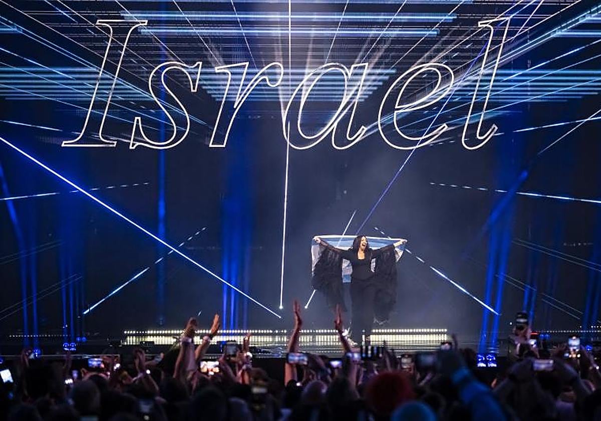 Imagen de la representante de Israel en Eurovisión 2025.