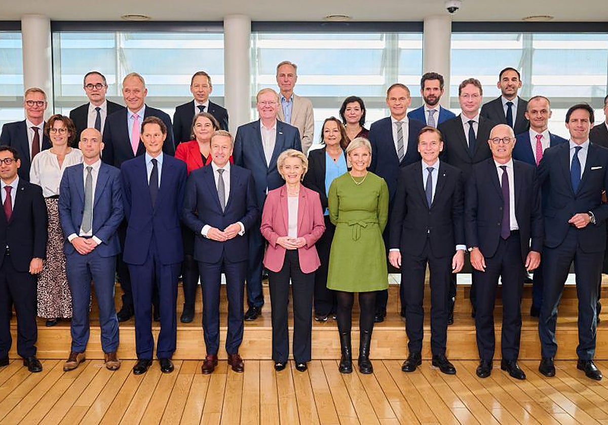 Ursula von der Leyen presidió el encuentro celebrado en Bruselas