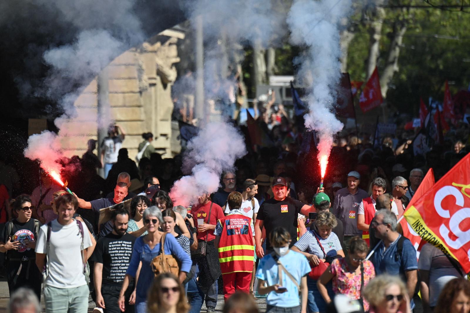 Así se vive en Francia la nueva jornada de huelga general
