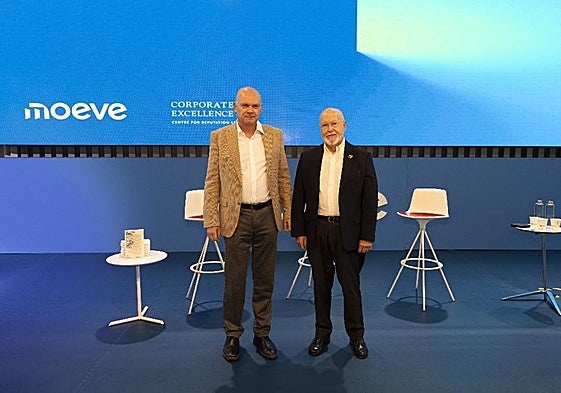 Juan Llobell, director de Corporate Affairs de Moeve, y Ángel Alloza, CEO de Corporate Excellence.