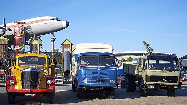Camiones históricos de Mercedes Benz