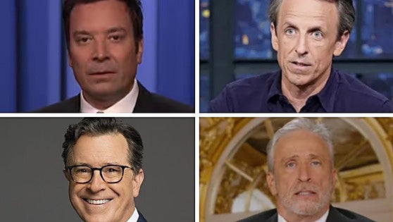 Los presentadores de los 'late night shows' de Estados Unidos estallan contra Trump tras la «censura flagrante» a Kimmel