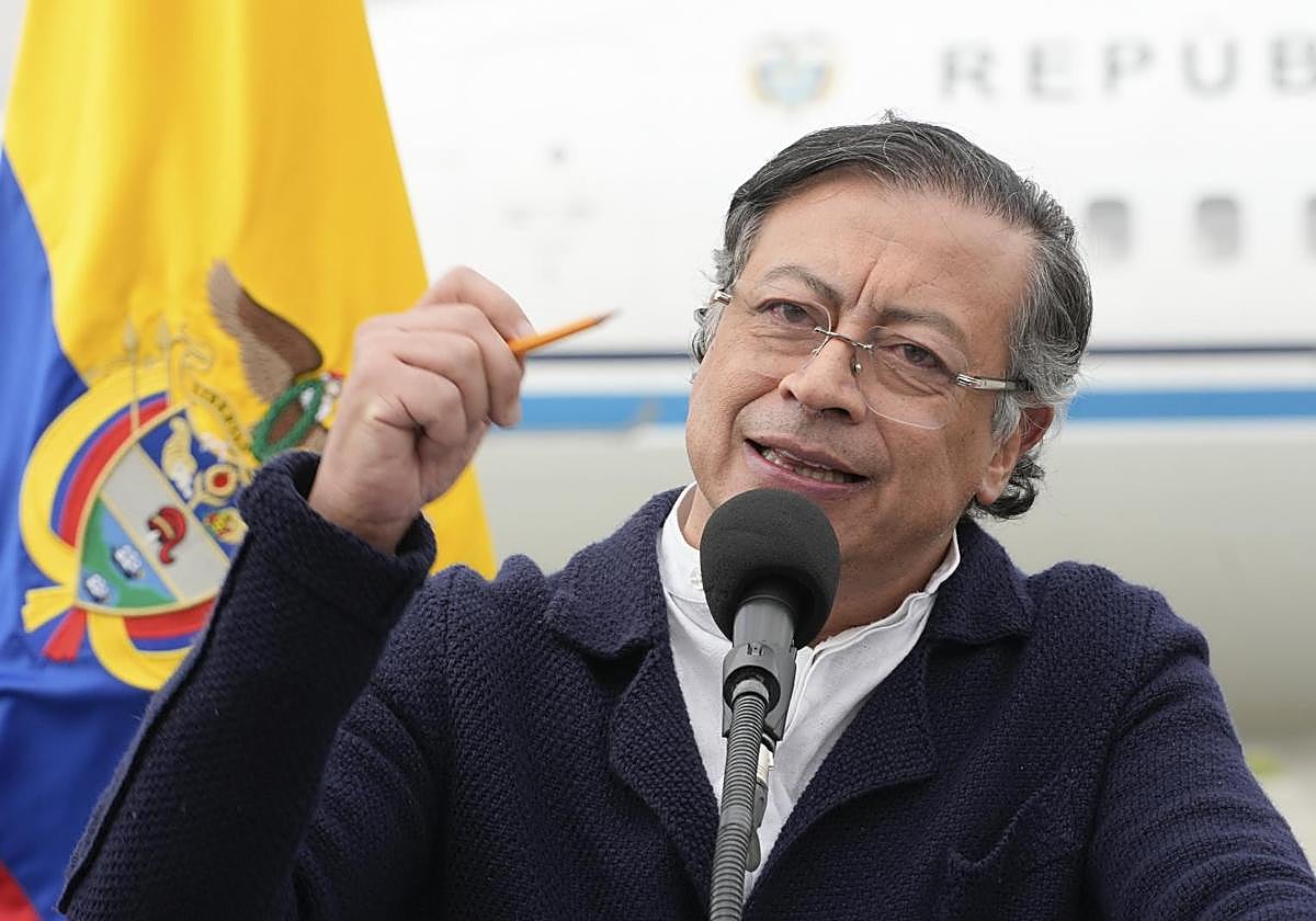 El presidente colombiano, Gustavo Petro.